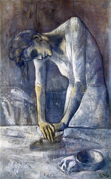 Pablo Picasso Classical Oil Paintings The Ironer La Repasseuse - Click Image to Close